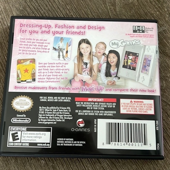 Nintendo DS “My Dress-Up Game” - Picture 3 of 5